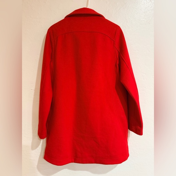 Pendleton Red Women’s Wool Blend Zip Up Coat Jacket  Size M - Picture 4 of 11